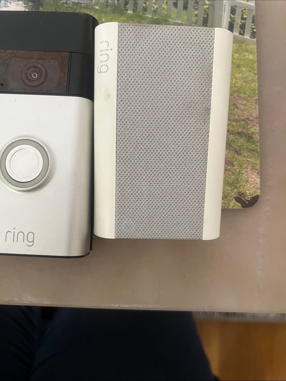 Ring Doorbell and Chime Pro in White and Silver